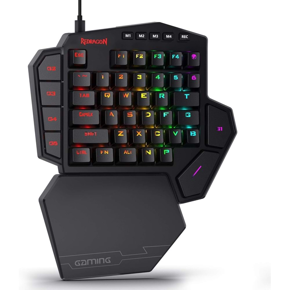 REDRAGON K585 DITI One-Handed RGB Mechanical Blue Switches US LAYOUT