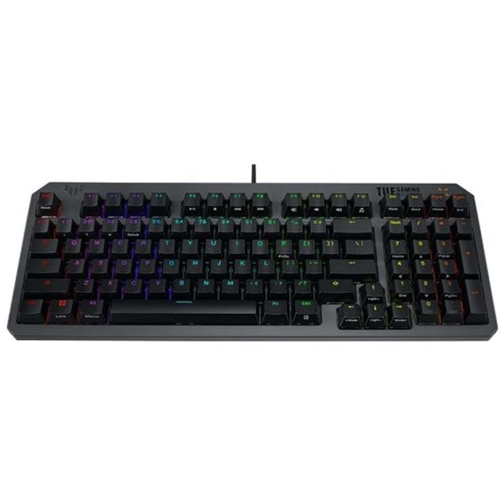 KLAVYE ASUS TUF GAMING K3 GEN II SIYAH RED SWITCH RGB OPTIK