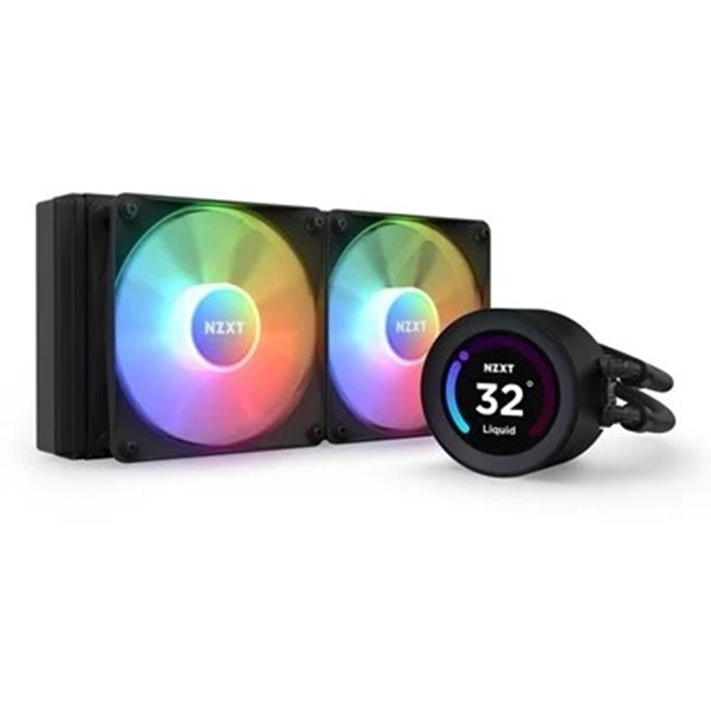 NZXT Kraken Lite Black RGB AIO LCD Display 240m Sıvı Soğutucu 1700/AM5
