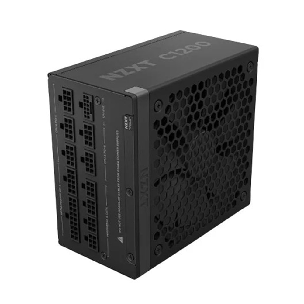 POWER SUPPLY NZXT 1200W C1200 Black 80+ Gold Tam Modüler PCIe 5.0 ATX