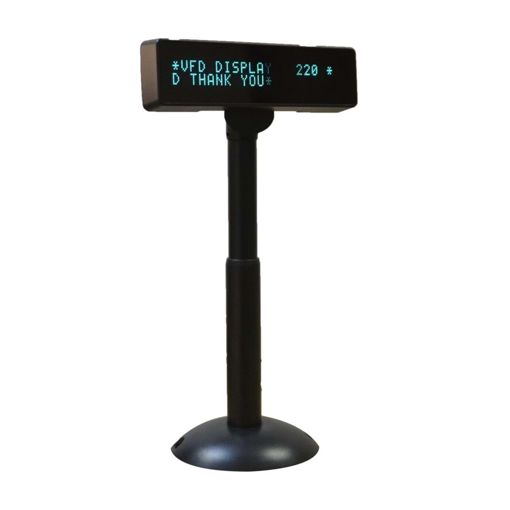 POSSAFE PD220V-V USB ÇİFT SATIR MÜŞTERİ GÖSTERGESİ