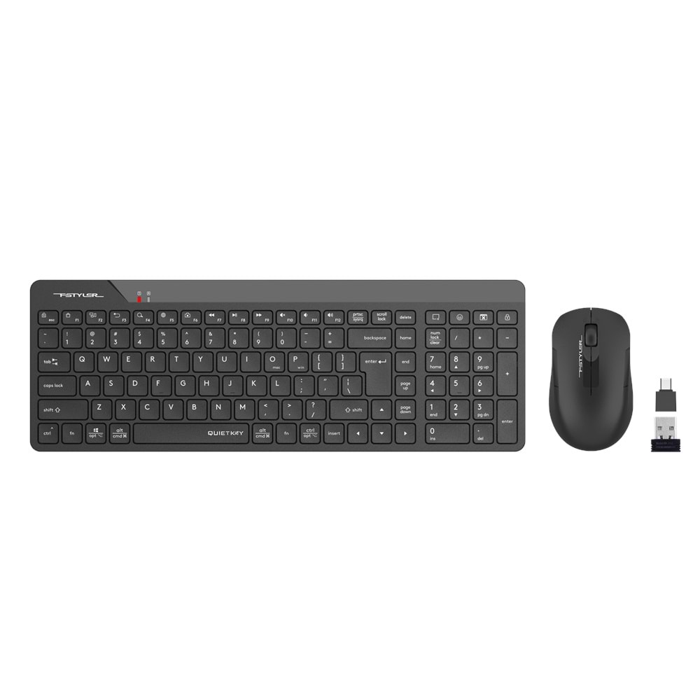 A4Tech Fg2300 Air2 Siyah 2.4Ghz Q Mm Klv+Optik Mouse 2000Dpi