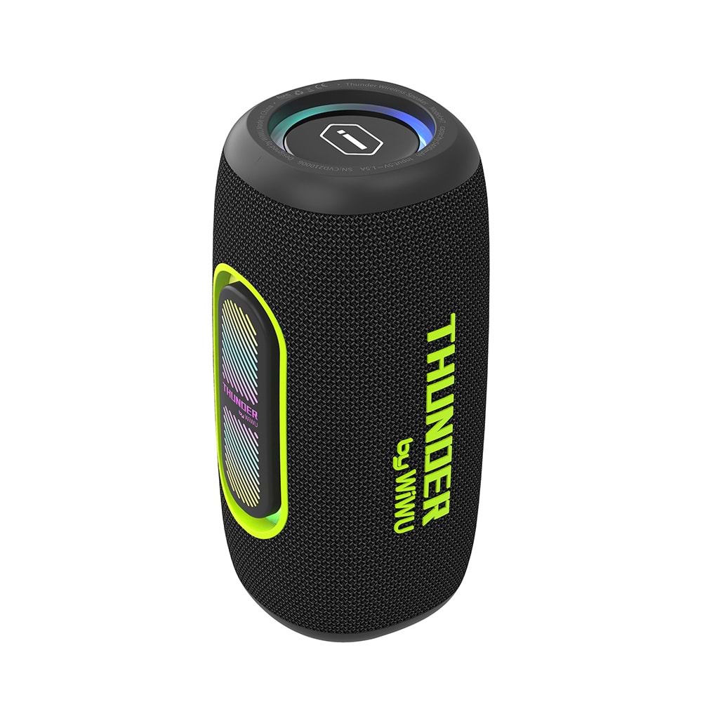 H7 Wiwu Thunder Kablosuz Hoparlör Black