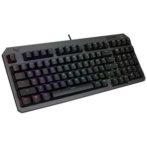KLAVYE ASUS TUF GAMING K3 GEN II SIYAH RED SWITCH RGB OPTIK