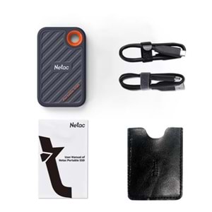 Netac ZX20 1TB NT01ZX20-001T-32BL 2000MB/1800MB/s' USB 3.2 , Type-C