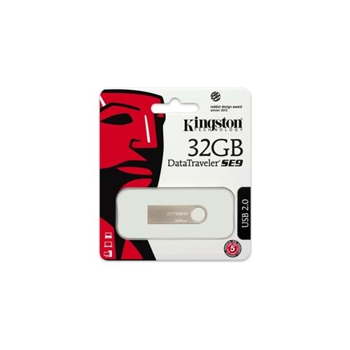 USB BELLEK KINGSTON 32GB DTSE9H/32GBZ