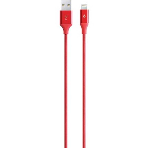 TTEC AlumiCable 2DK16K 120 cm Lightning -USB kablo KIRMIZI