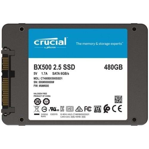 SSD CRUCIAL 480GB BX500 CT480BX500SSD1