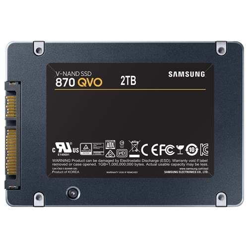 SSD SAMSUNG 870 QVO 2TB MZ-77Q2T0BW 560- 530 MB/s, 2.5