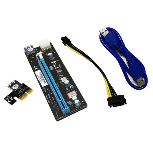 AKSESUAR RISER KART PCI-E 1x to 16x 6 pin VER009S