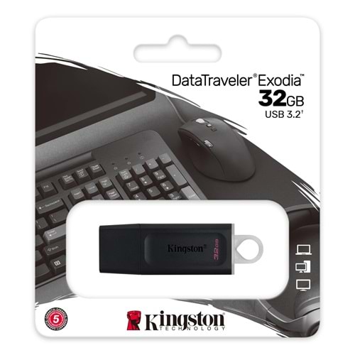 USB BELLEK KINGSTON 32GB USB 3.2 GEN1 DATA TRAVELER DTX/32GB