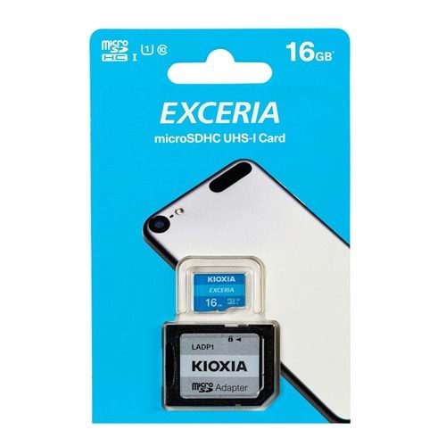 BELLEK KIOXIA 16GB MICRO SDHC U1/C10 UHS-1 C10 LMEX1L016GG2