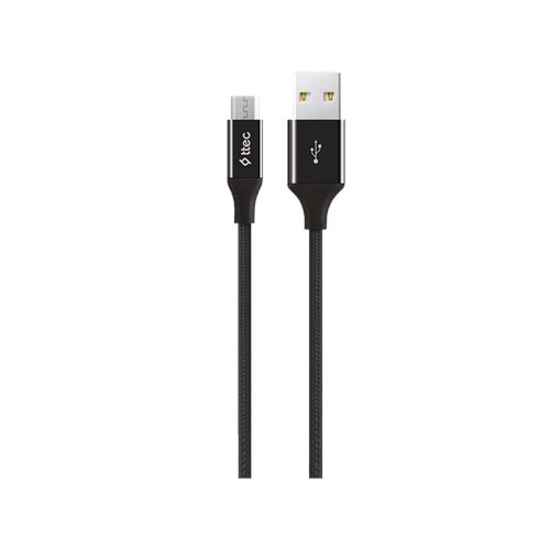 TTEC 2DK11S AlumiCable 120 cm Micro USB - USB kablo SİYAH