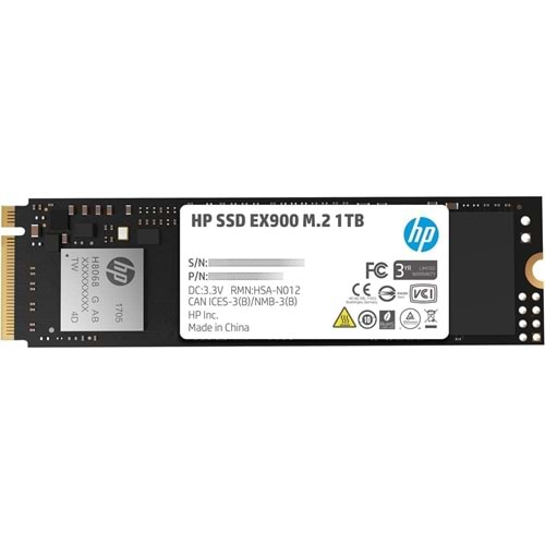 SSD HP EX900 1TB m.2 NVMe PCIe SSD5XM46AA 2100-1500MB/s
