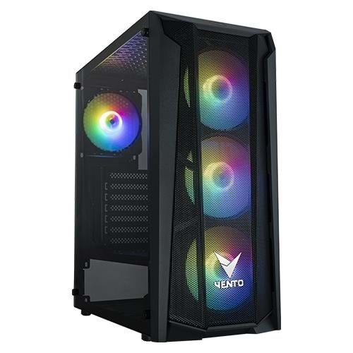 KASA VENTO VG15FE RGB Oyuncu Mid Tower Kasa ATX kasa