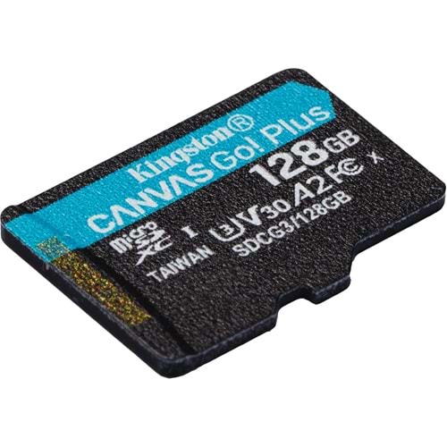 KINGSTON 128GB MICRO SD SDCG3/128GB 170/90MB/s UHS-I, U3, V30, A2