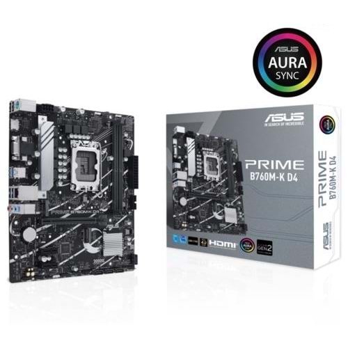 ANAKART ASUS PRIME B760M-K D4 WIFI DDR4 1700p