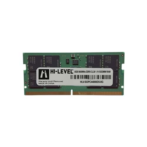 BELLEK HI-LEVEL 8GB DDR5 5600Mhz SODIMM HLV-SOPC44800D5-8G NOTEBOOK