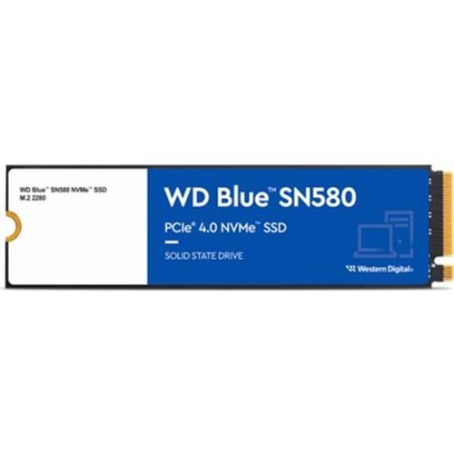 SSD WD 1TB BLUE SN580 GEN4 M.2 NVMe WDS100T3B0E 4150/4150Mbps