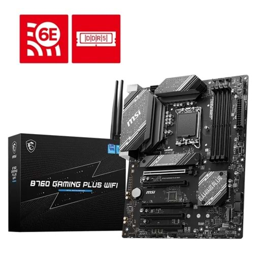 ANAKART MSI PRO B760 GAMING PLUS WIFI DDR5 1700p