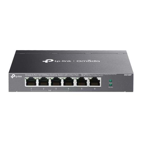 SWITCH TP-LINK OMADA DS106P 6 PORT 10/100 4Port PoE+ 67W