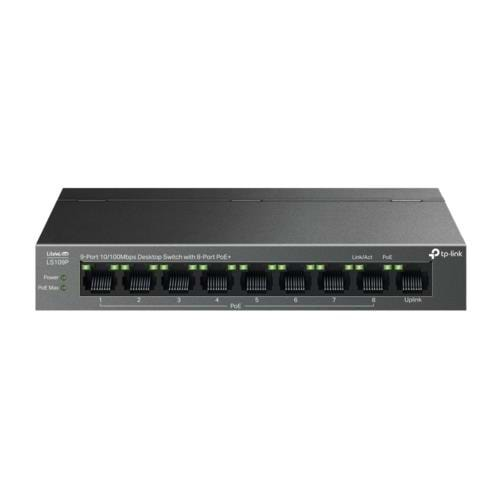 SWITCH TP-LINK OMADA LS109P 9 PORT 10/100 4Port PoE+ 63W