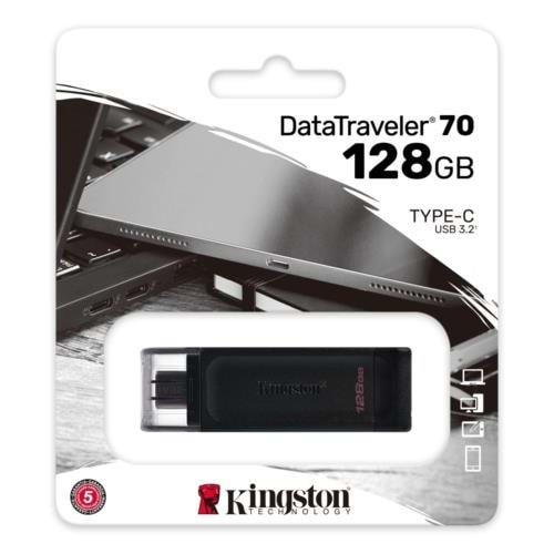 USB BELLEK KINGSTON 128GB USB-C 3.2 GEN1 DT70/128GB