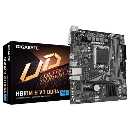 ANAKART GIGABYTE H610M H V3 DDR4 3200Mhz 1700p