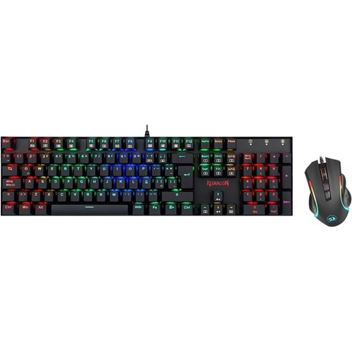 REDRAGON K551RGB-BA MECHANICAL KEYBOARD US LAYOUT M607 MOUSE COMBO