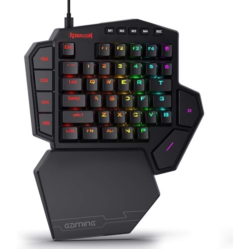 REDRAGON K585 DITI One-Handed RGB Mechanical Blue Switches US LAYOUT