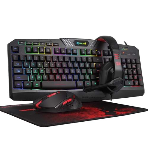 REDRAGON S101-BA-2 (MOUSE+KEYBOARD+MOUSEPAD+HEADSET COMBO)