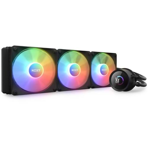 NZXT Kraken 360 Black RGB AIO LCD Display 360mm Sıvı Soğutucu 1700/AM5