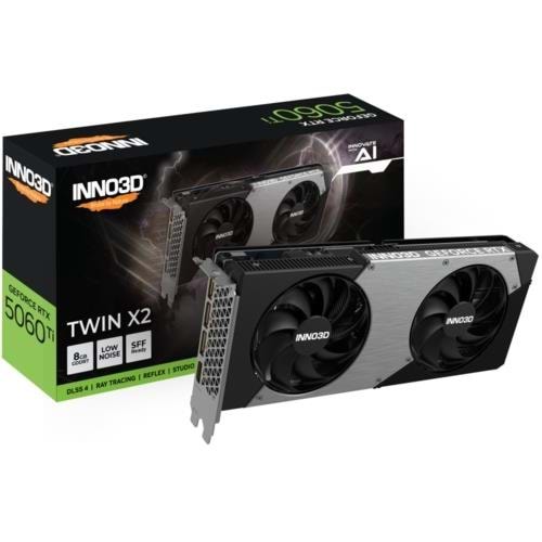 EKRAN KARTI Inno3D RTX5060Ti 8GB Twin X2 128Bit GDDR7 3xDP, HDMI