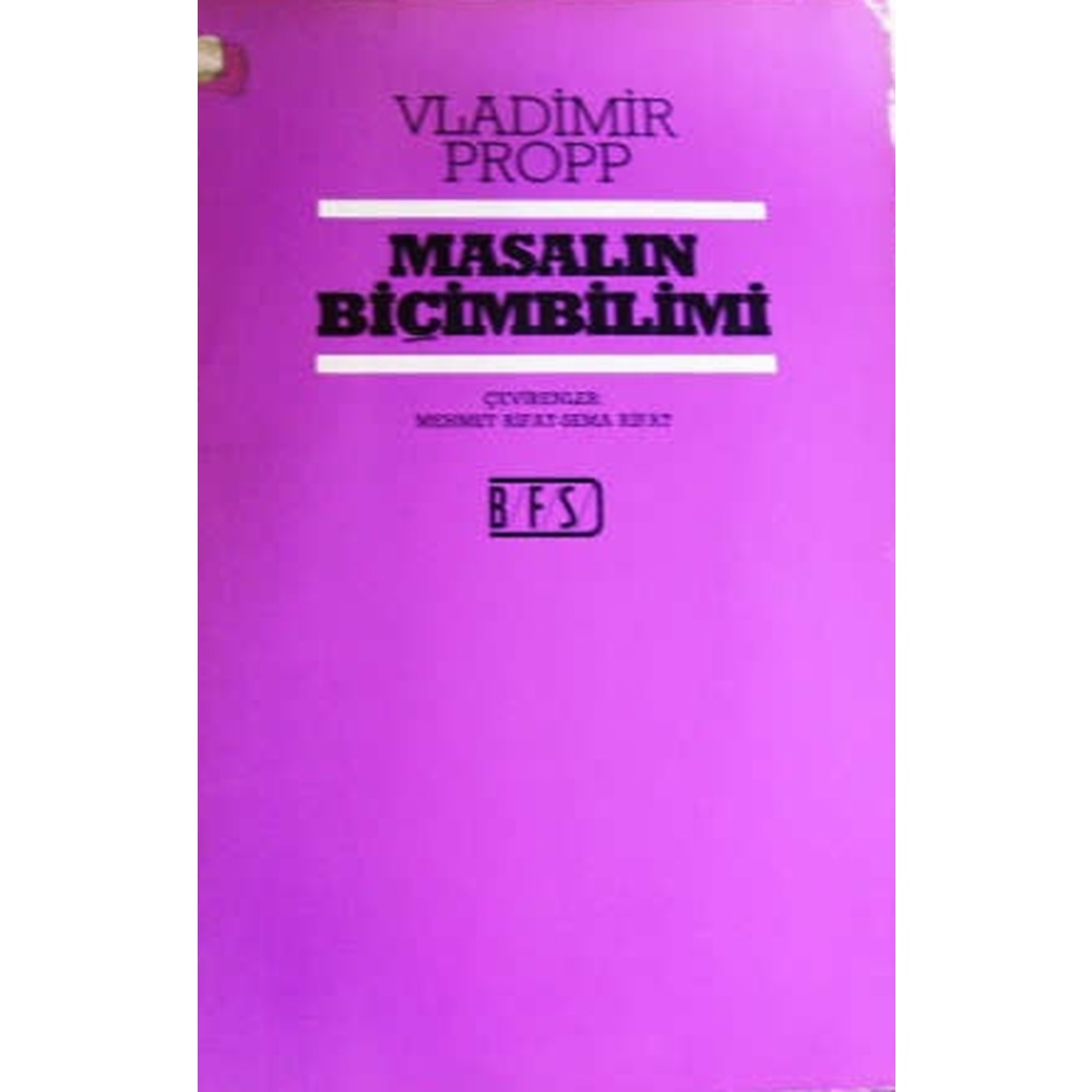 MASALIN BİÇİMBİLİMİ