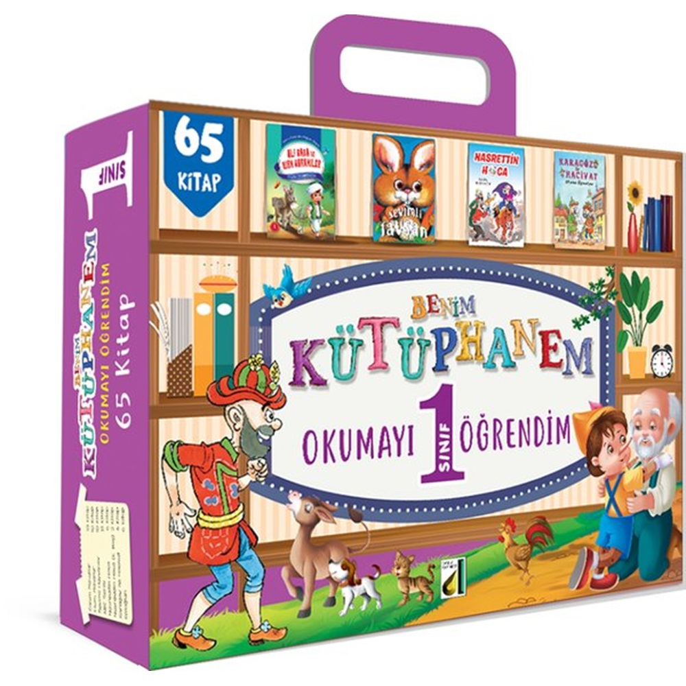 Benim Kütüphanem Okumayı Öğrendim 1. Sınıf 66 Kitap