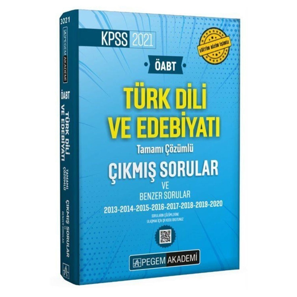 2021 Pegem KPSS ÖABT Türk Dili ve Edebiyatı Tamamı Çözümlü 7 Deneme
