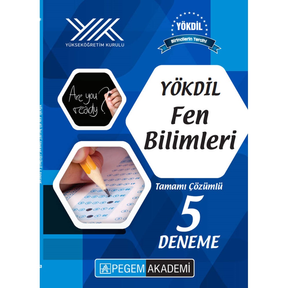 2024 Pegem YÖKDİL Fen Bilimleri Tamamı Çözümlü 5 Deneme