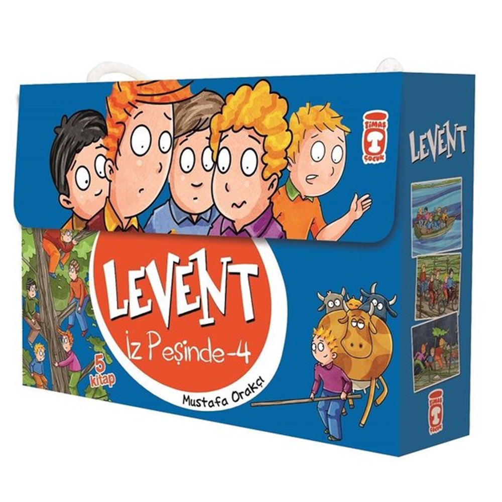 Levent İz Peşinde 4 Set 5 Kitap