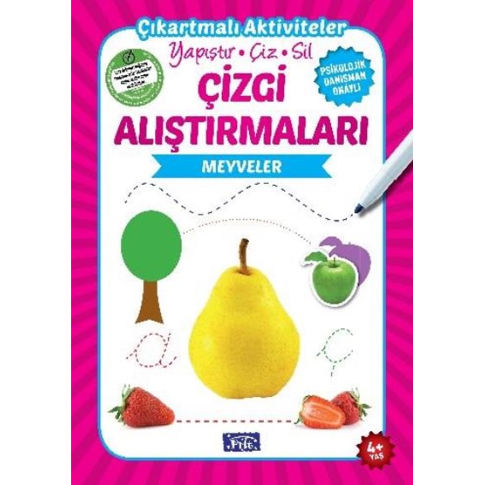 Meyveler Çizgi Alıştırmaları