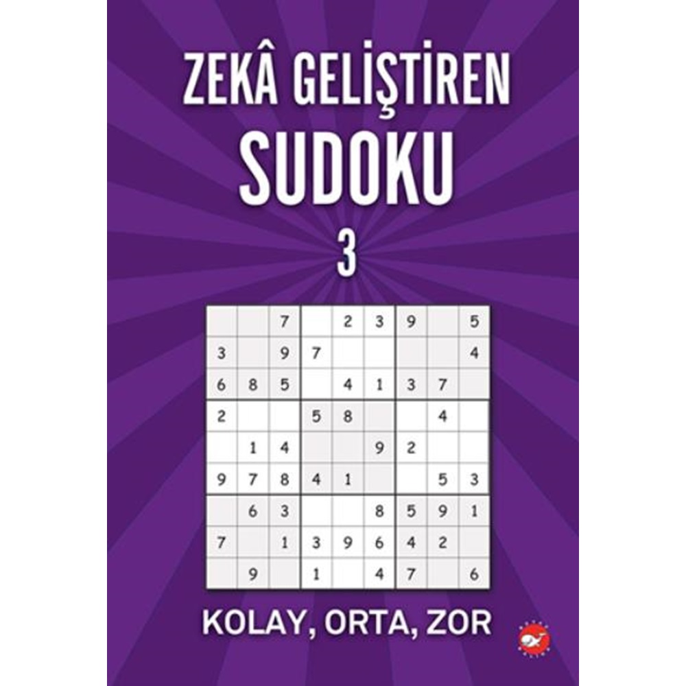 Zeka Geliştiren Sudoku - 3 Kolay - Orta Zor