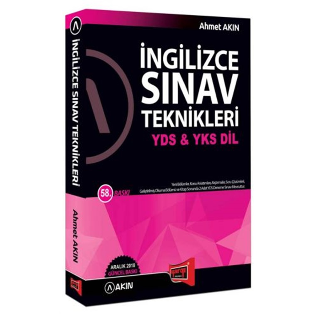 Yargı AkınDil YDS YKSDİL İngilizce Sınav Teknikleri