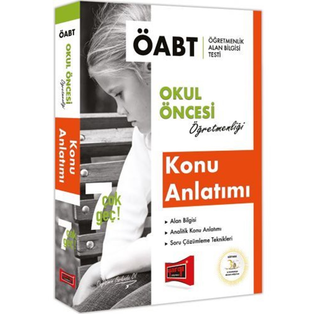 Yargı Yayınları ÖABT 7 ÇOK GEÇ Okul Öncesi Öğretmenliği Konu Anlatımı