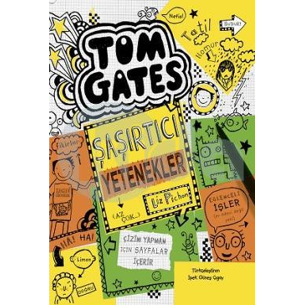 Tom Gates 10 Şaşırtıcı Yetenekler Az Çok Ciltli