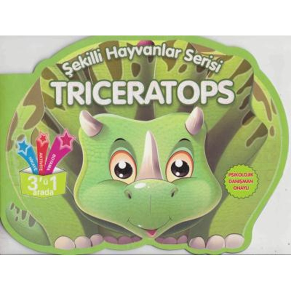 Şekilli Hayvanlar Serisi Triceratops