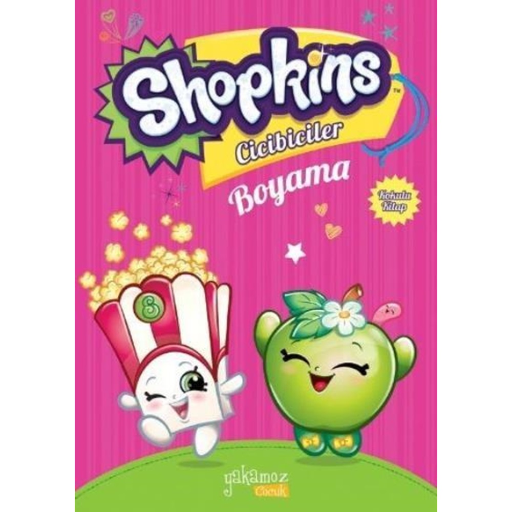 Shopkins Cicibiciler Boyama Kitabı Pembe