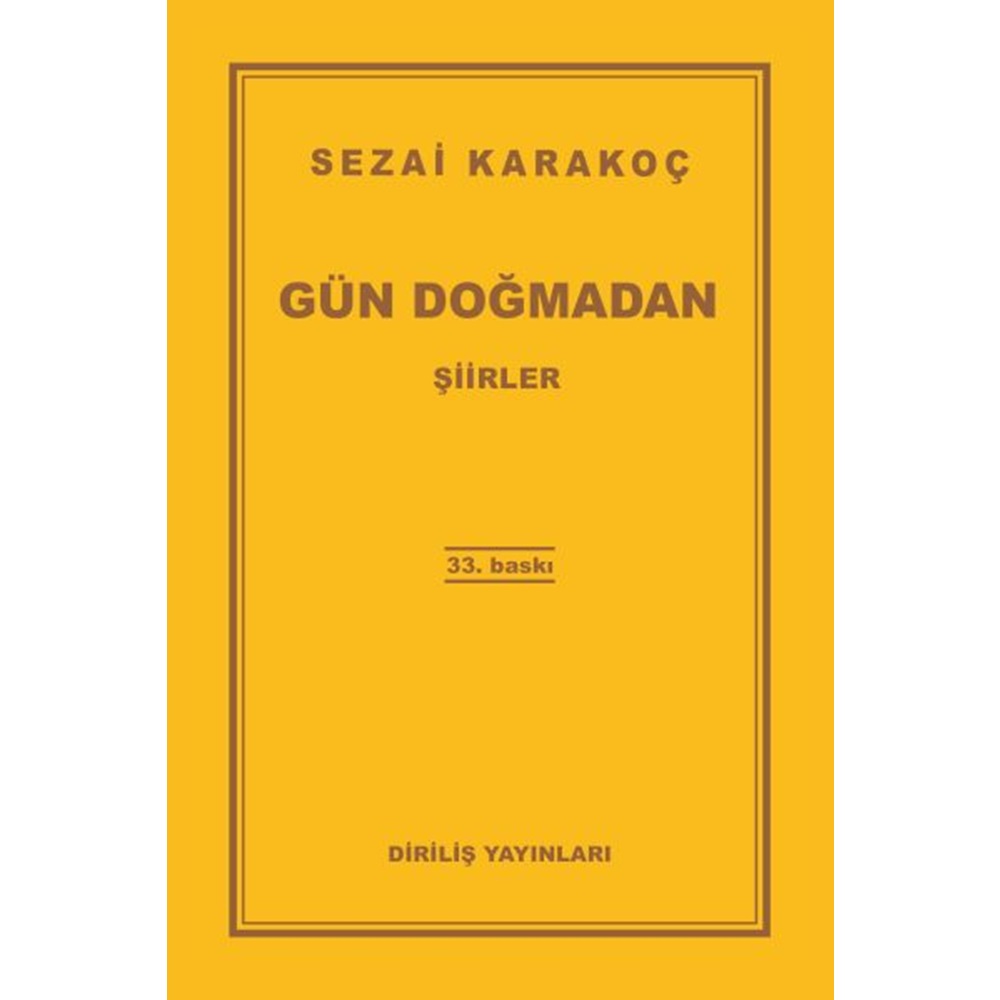 Gün Doğmadan