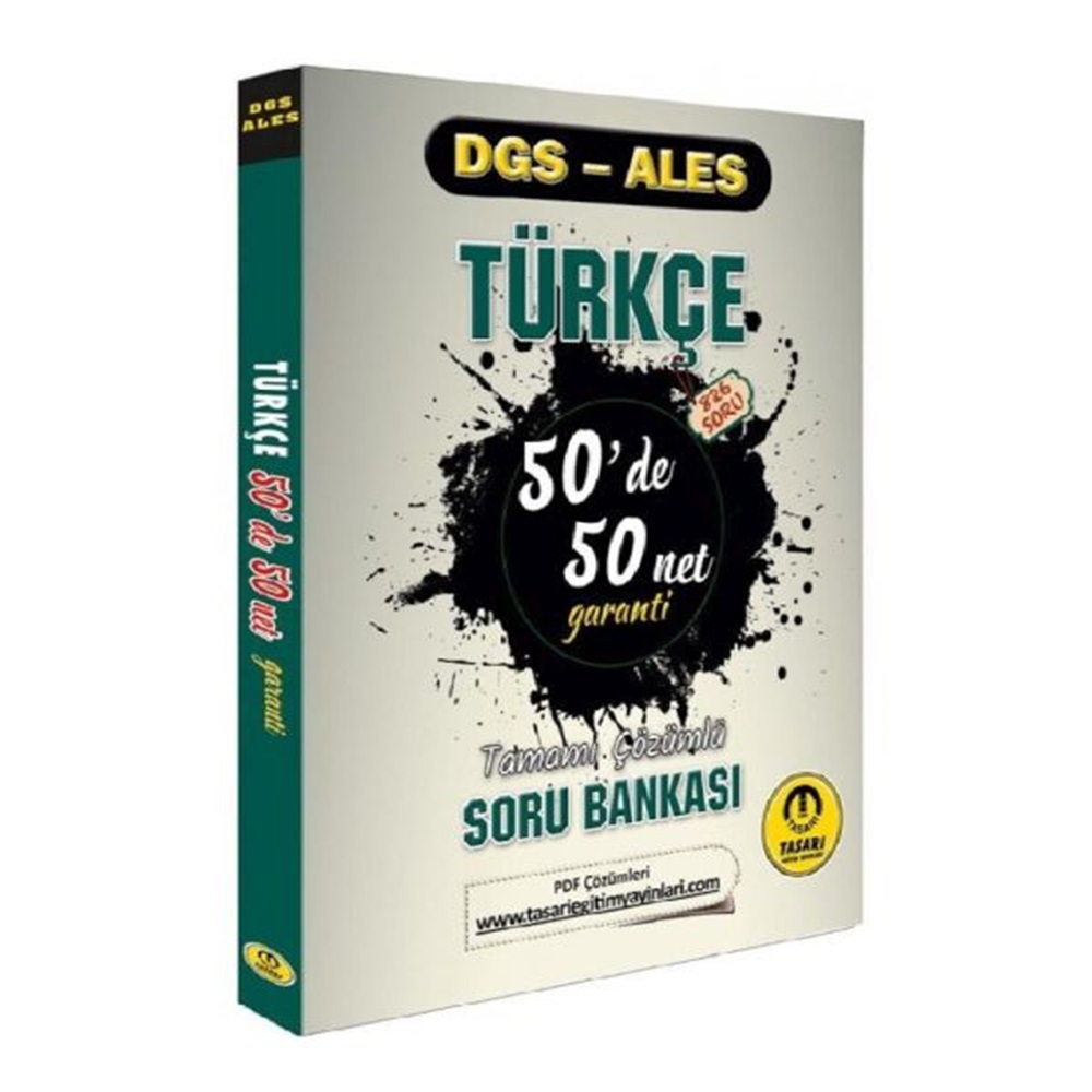 ALES TÜRKÇE 50 DE 50 NET SORU BANKASI