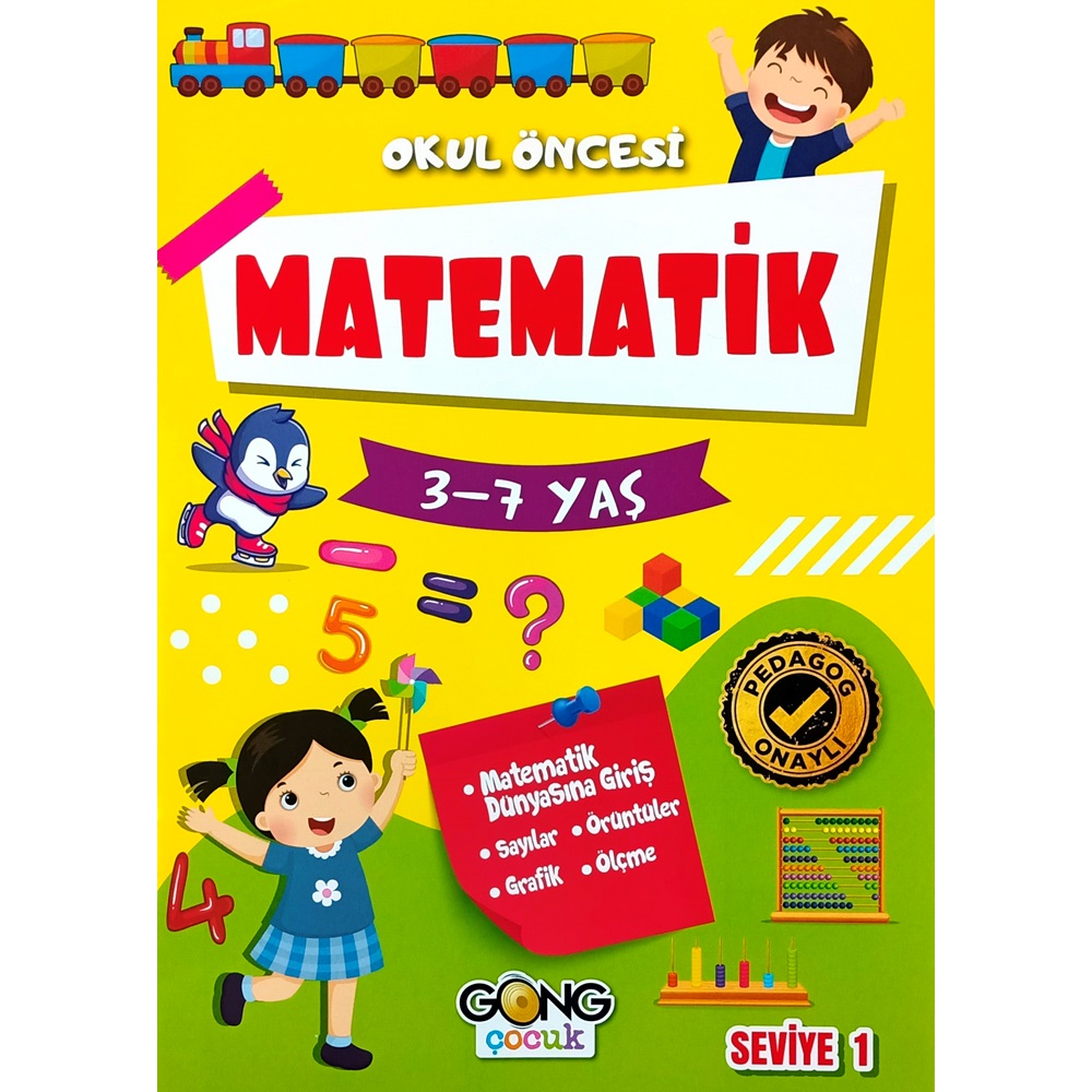 Okul Öncesi Matematik 3-7 Yaş 5 li Set