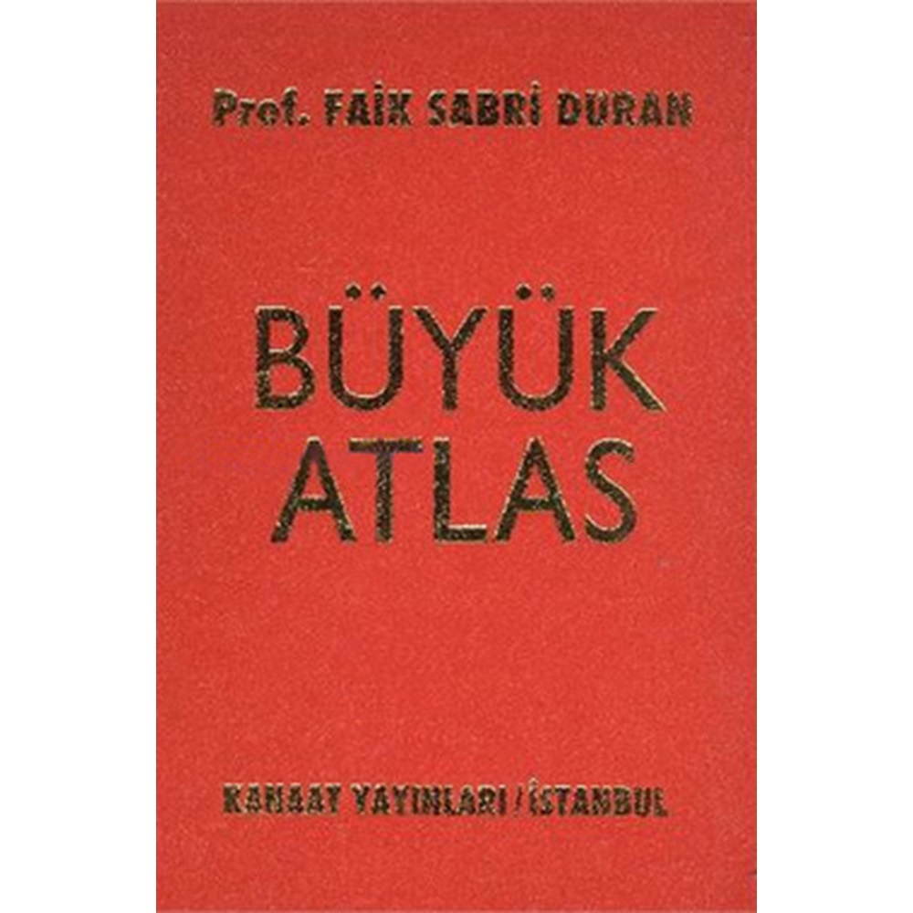 Kanaat Büyük Atlas Ciltli