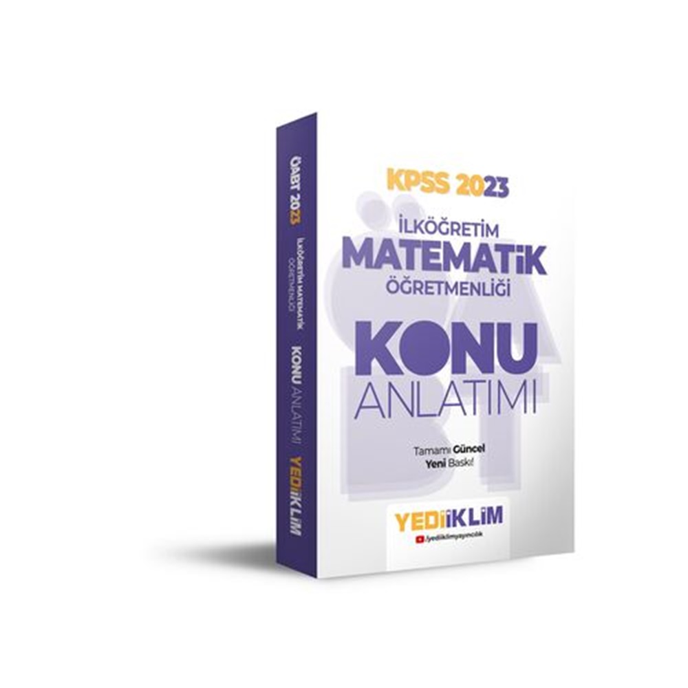 2023 Yediiklim ÖABT İlköğretim Matematik Öğretmenliği Konu Anlatımı